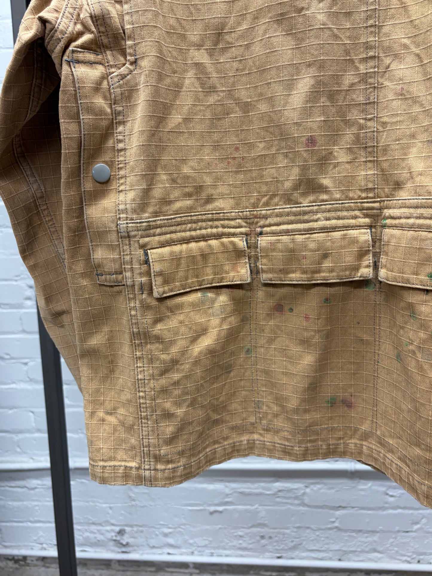 SS2000 Undercover x NGAP Paint Splattered Canvas Work Jacket