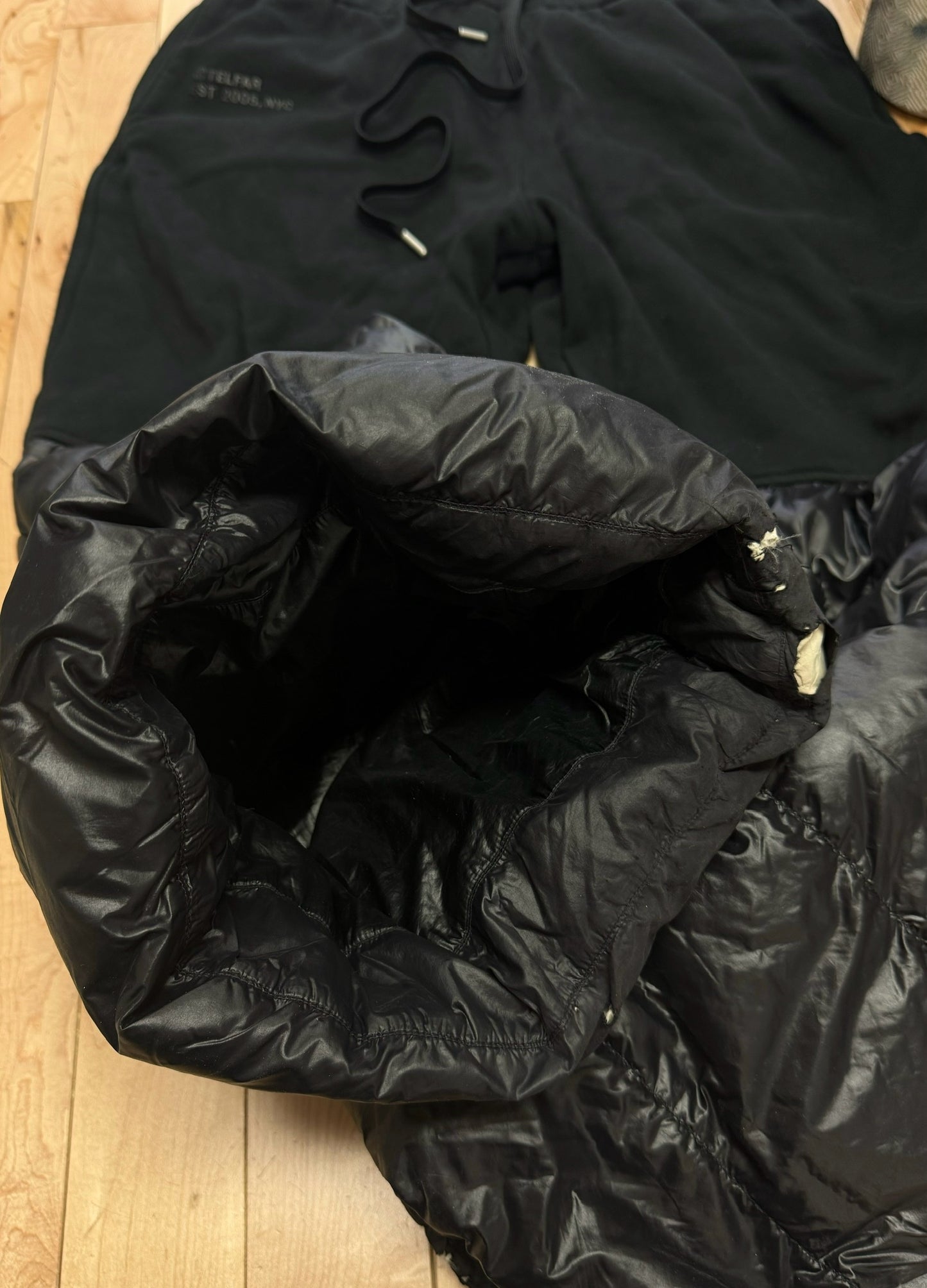 Telfar Black Snowpant/Sweatpants