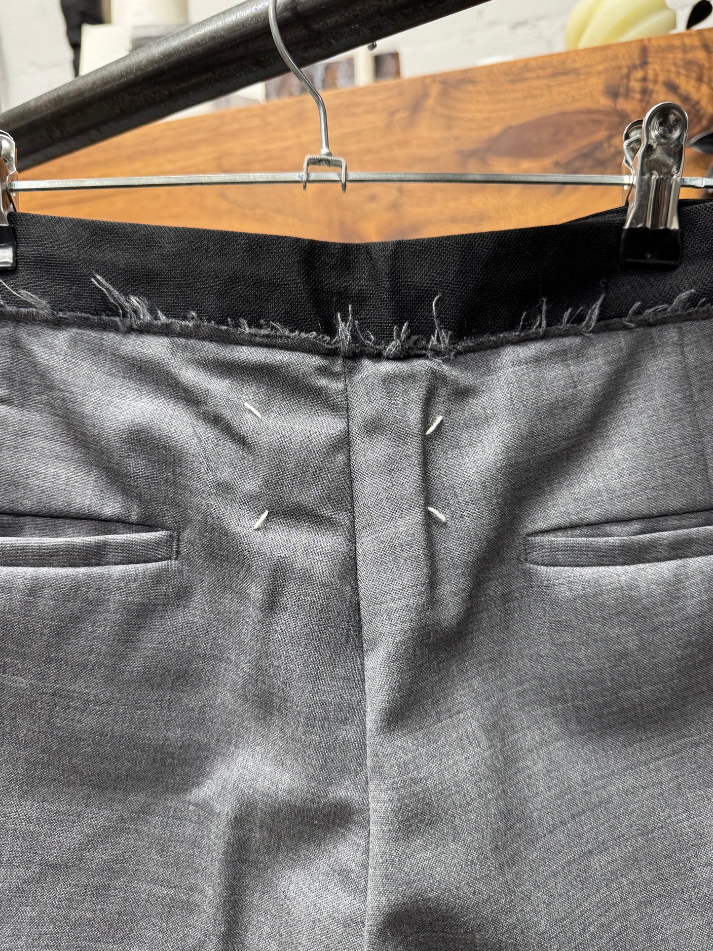 SS2018 Maison Margiela ‘Cummerbund’ Distressed Trousers