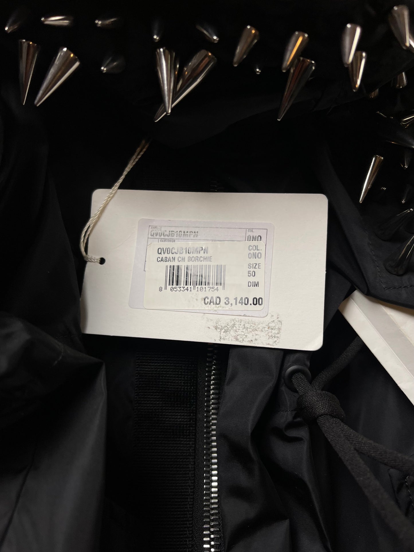 Autumn Winter 2018 Valentino Spike Hooded Jacket