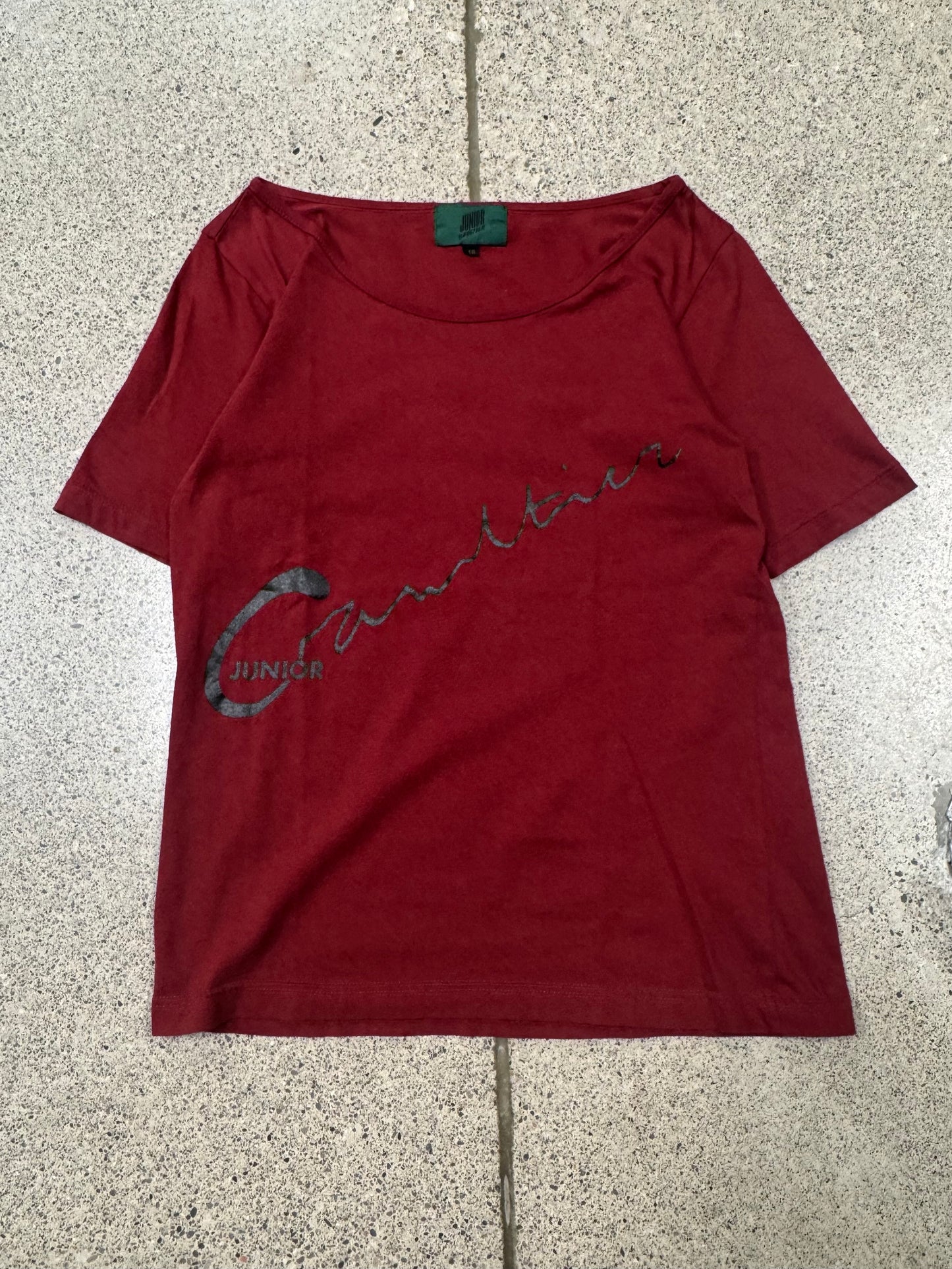 Vintage 90s Jean Paul Gaultier Junior Cursive Logo Shirt