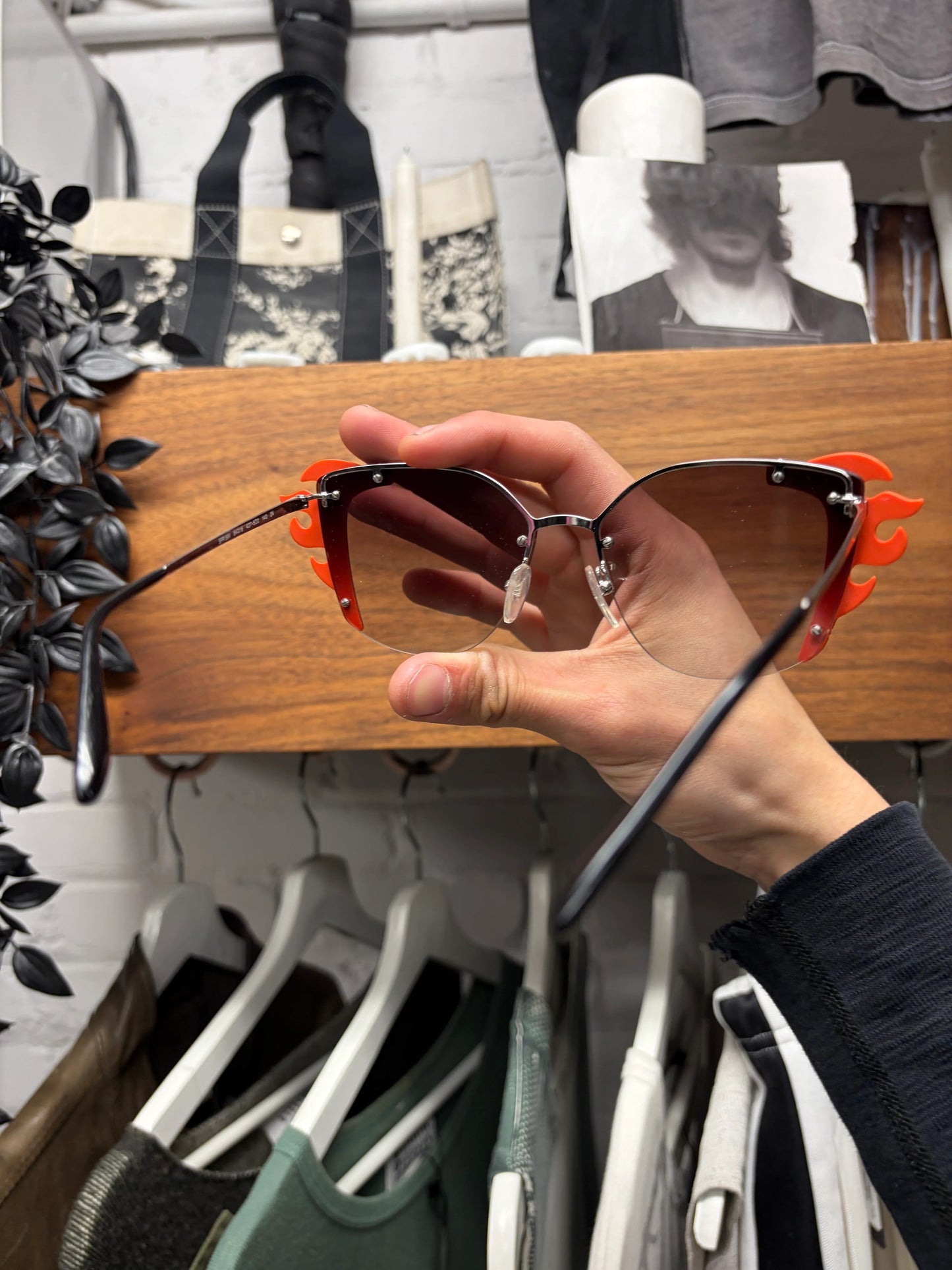 Prada ‘Flame’ Cat Eye Sunglasses