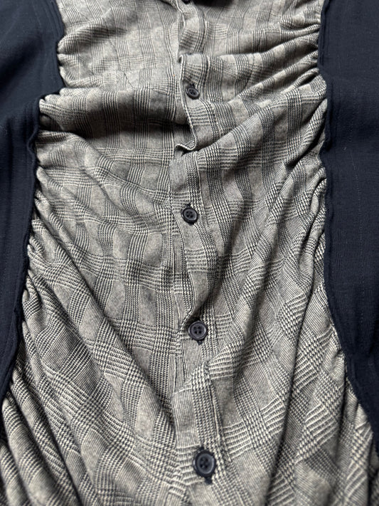 Vintage Yohji Yamamoto Y’s Bunched Button Down Cardigan Sweater