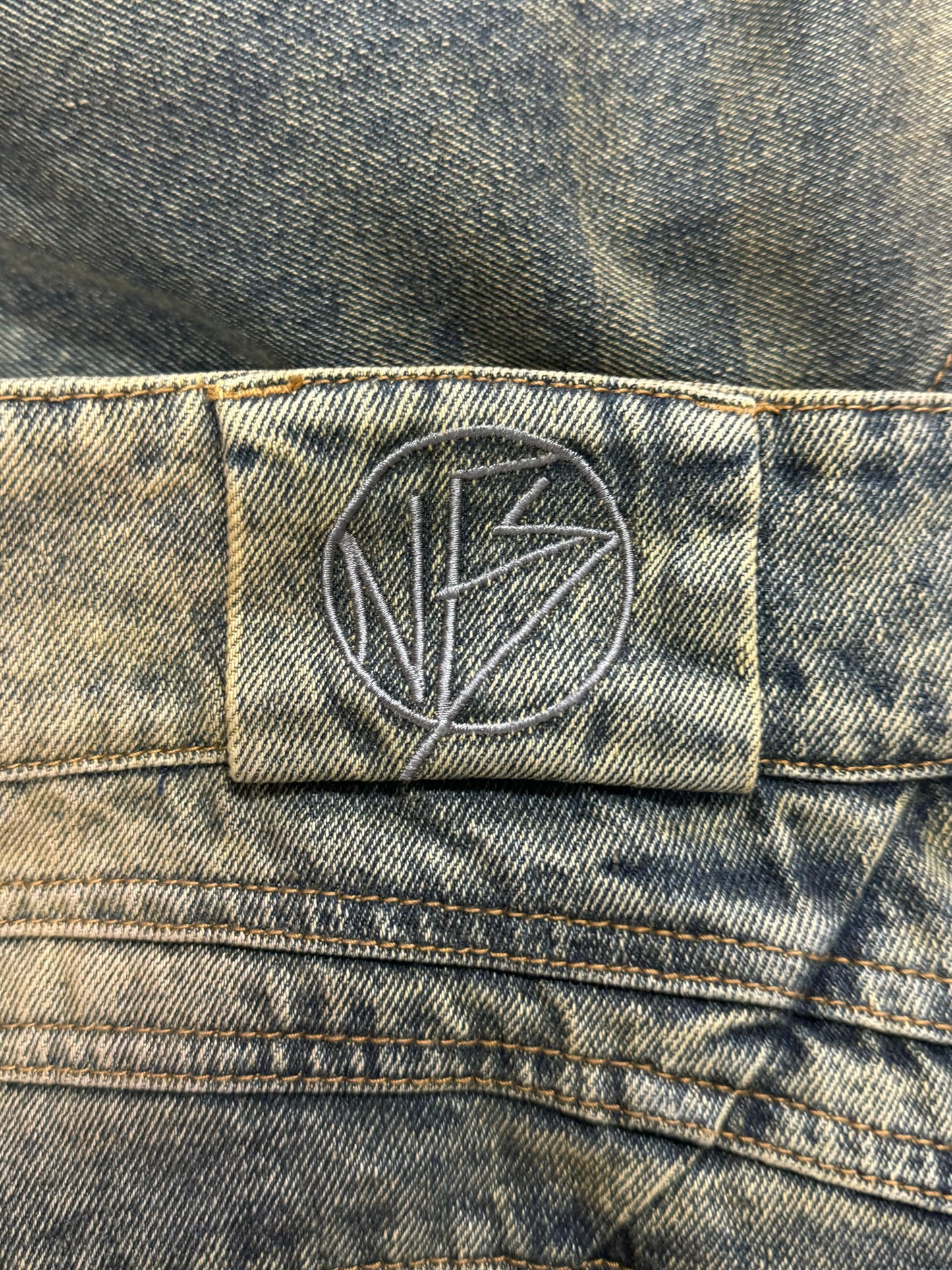 No Faith Studios ‘Wave’ Wide Leg Denim