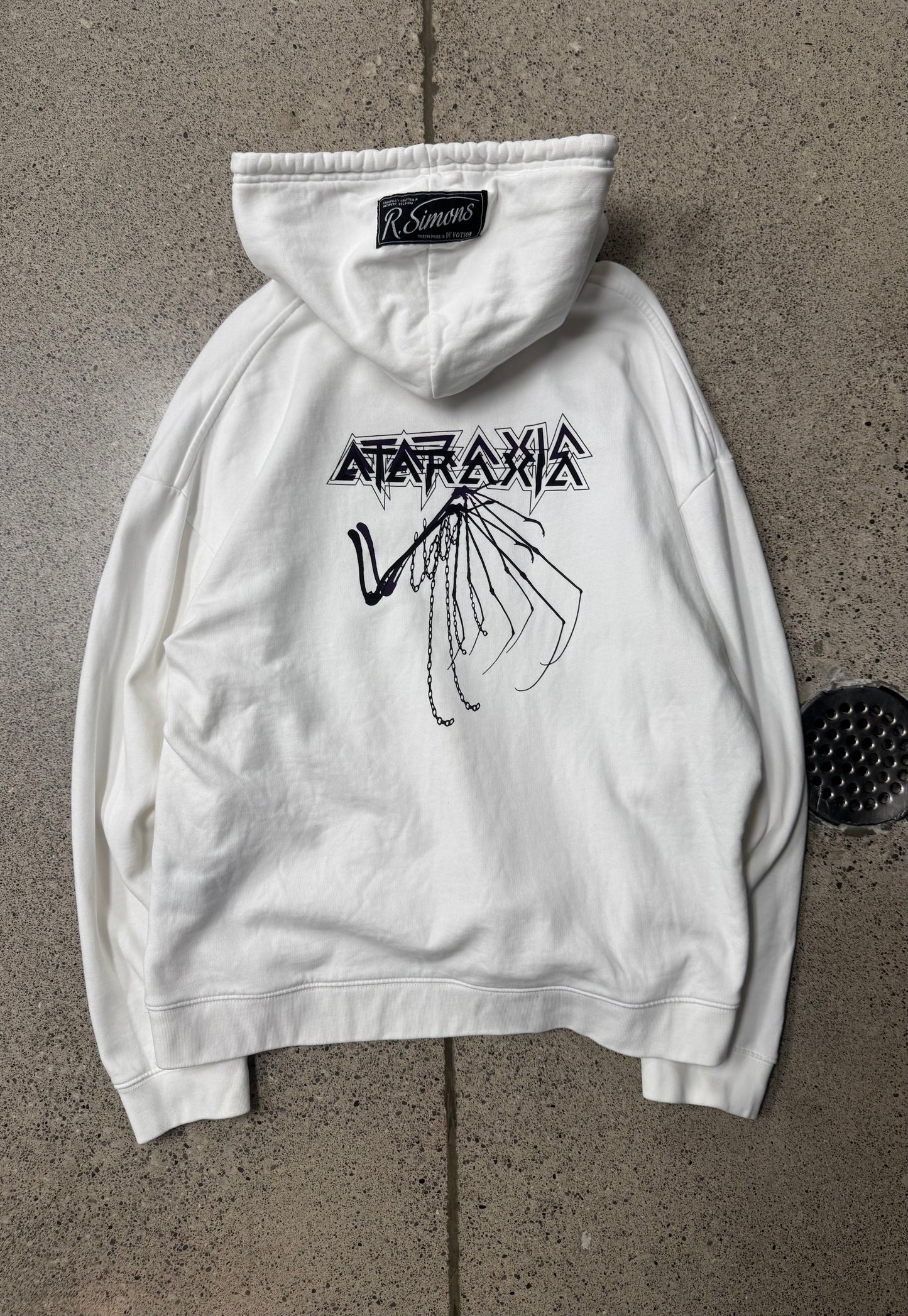 AW2021 Raf Simons ‘Ghost Claw’ Hoodie