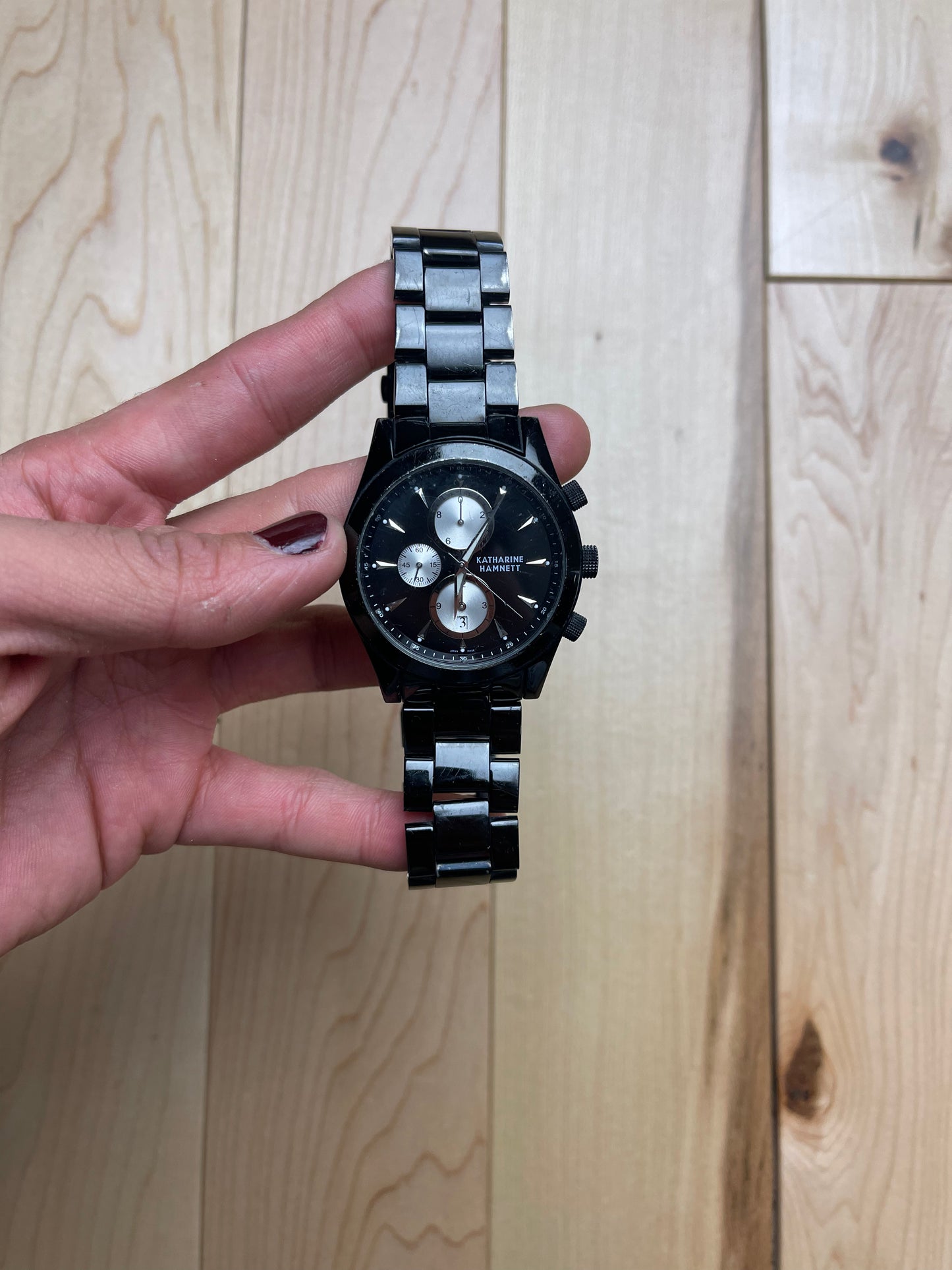 Katharine Hamnett London Black/Black Watch