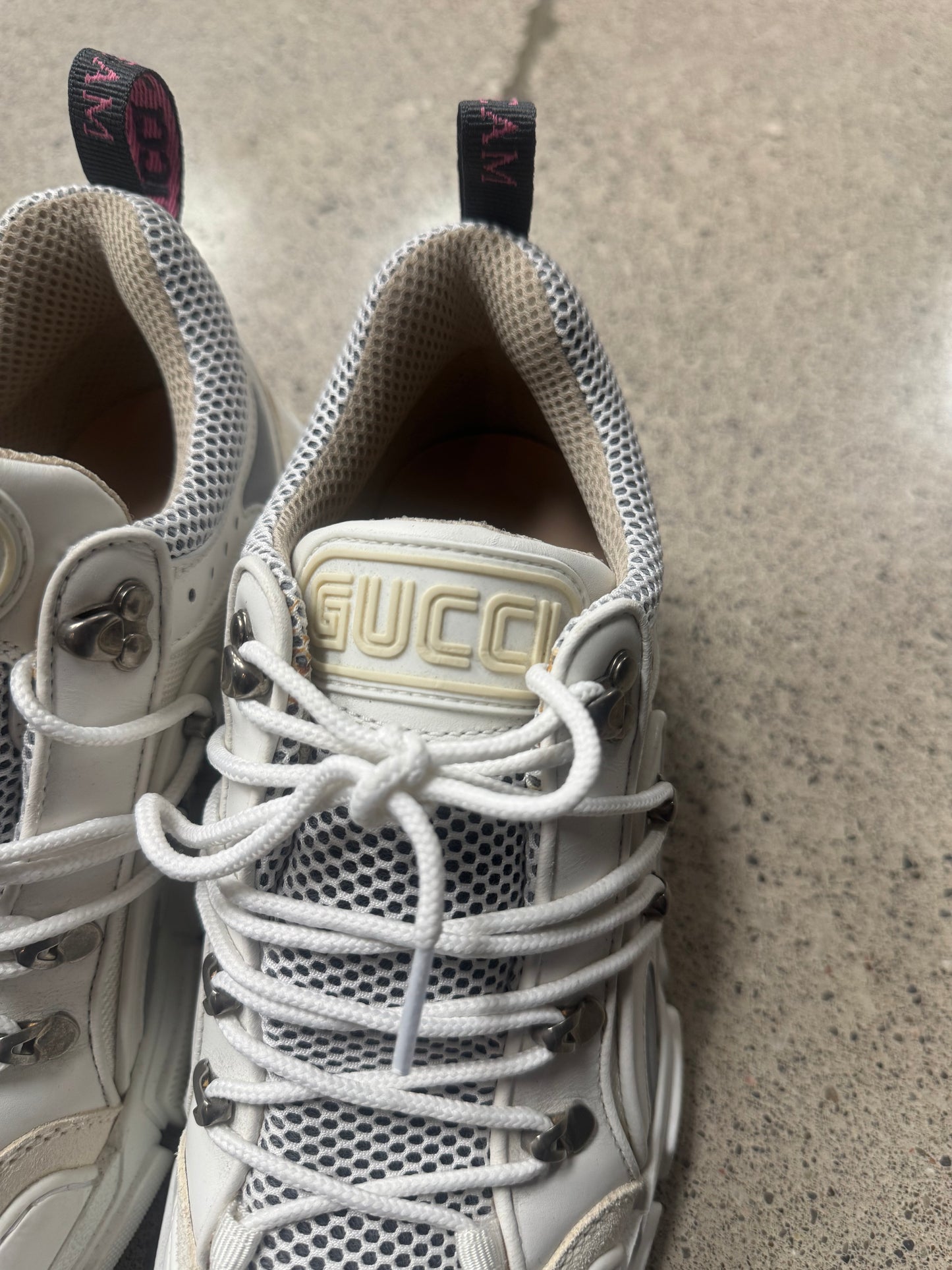 Gucci ‘Flashtrek’ White Low Top Sneakers