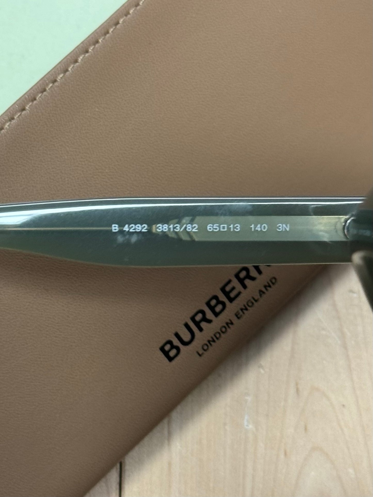 Burberry Green ‘Cat Eye’ Sunglasses