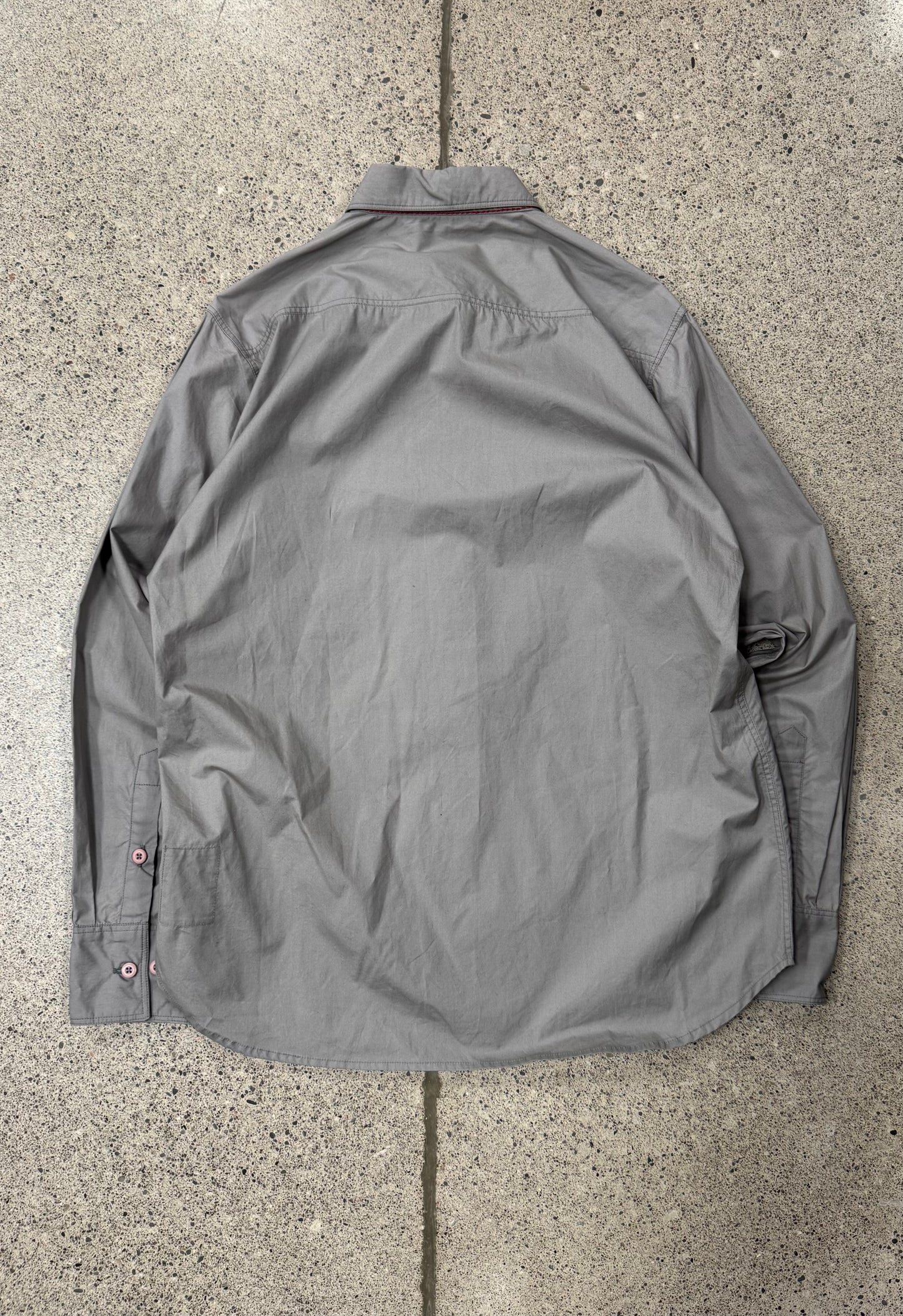 Maharishi ‘Rice Border’ Poplin Button Down Shirt