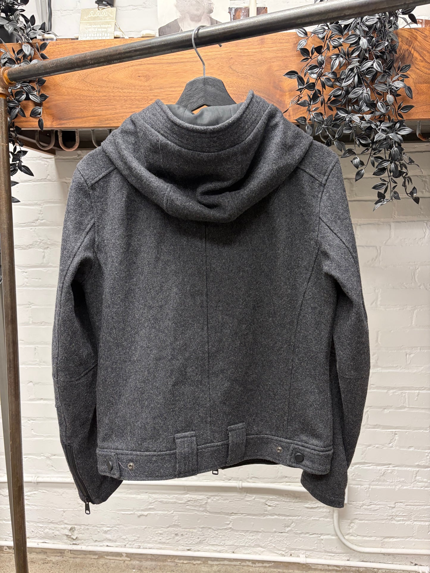 PPFM Military Inspired High Neck Wool Jacket