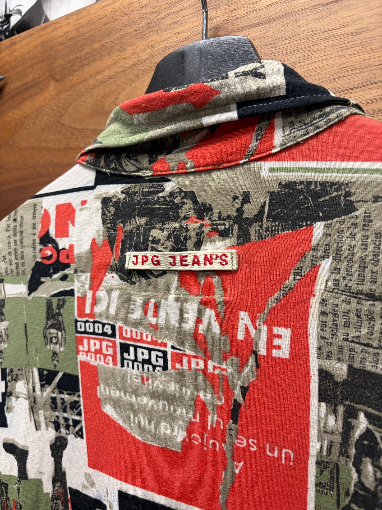 Jean Paul Gaultier ‘Poster Propoganda’ Button Up Shirt