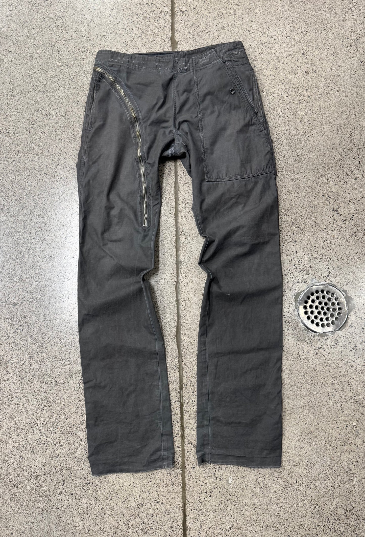 AW2009 Rick Owens Hogwash ‘Aircut’ Dark Dust Denim
