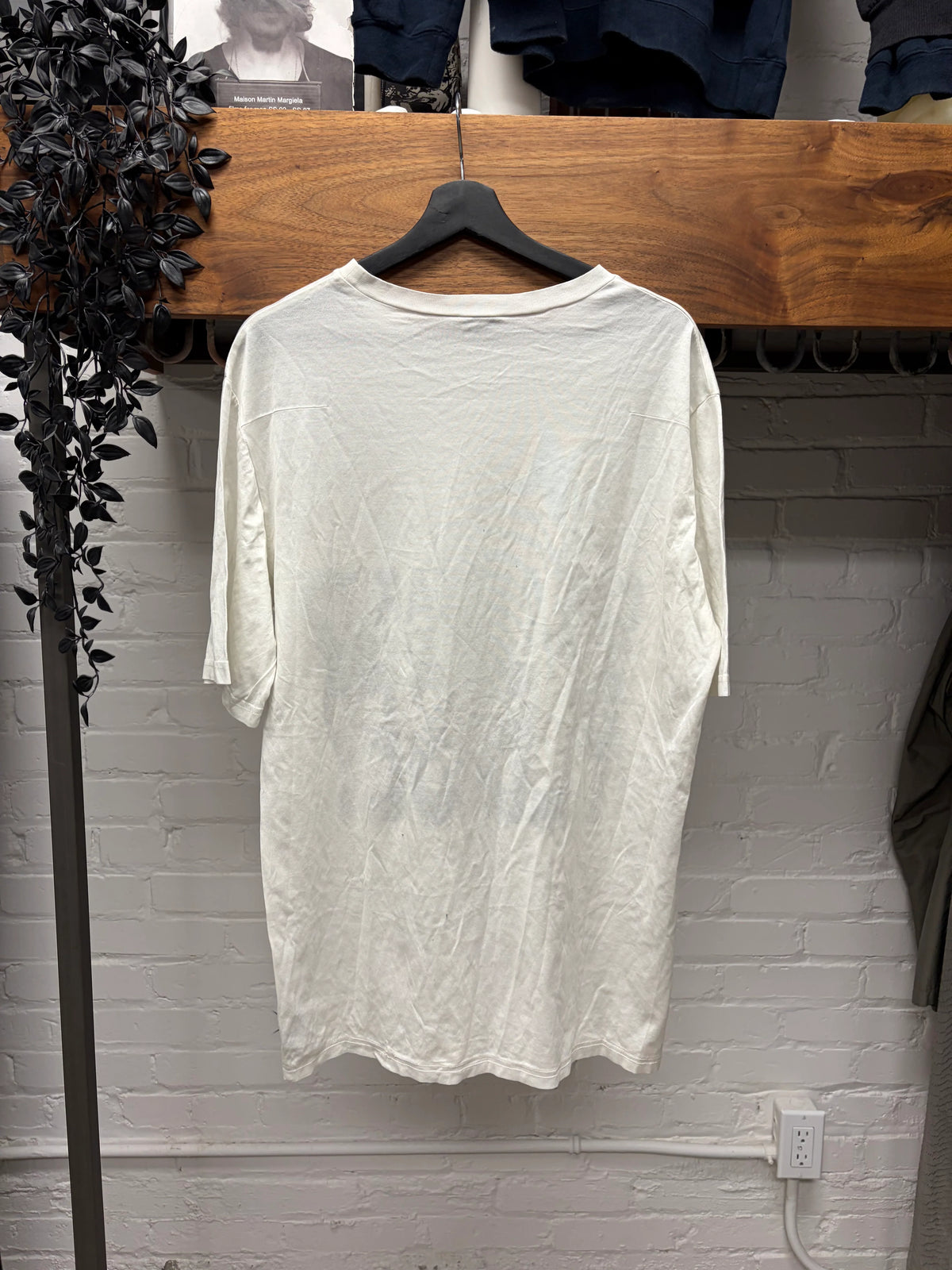 AW2009 Dior Homme ‘Mister Dior’ Oversized White Slogan T-Shirt