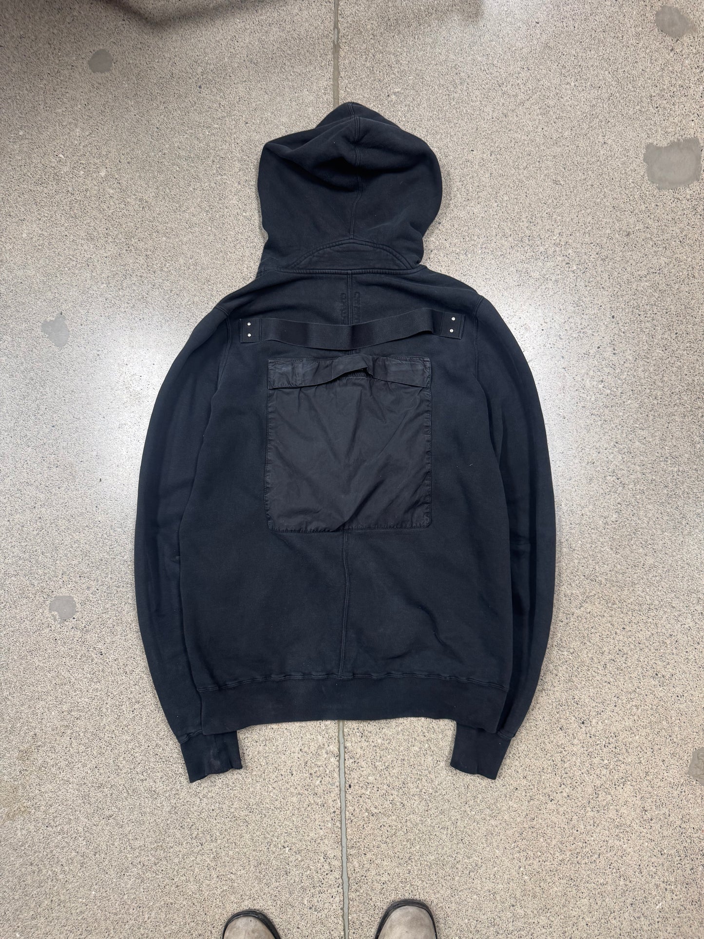2000s Rick Owens Olmar and Mirta Cargo Hoodie