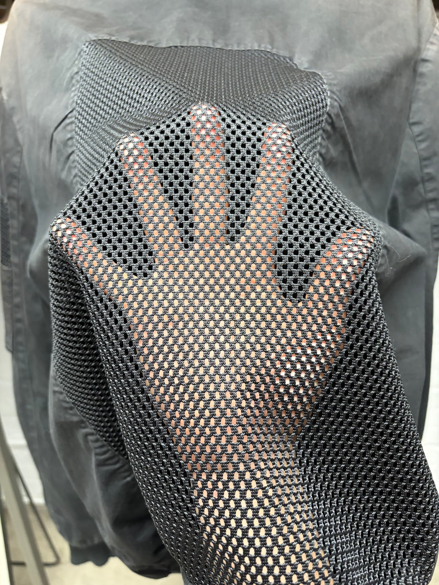Damir Doma Black Mesh Back Lightweight Bomber Jacket