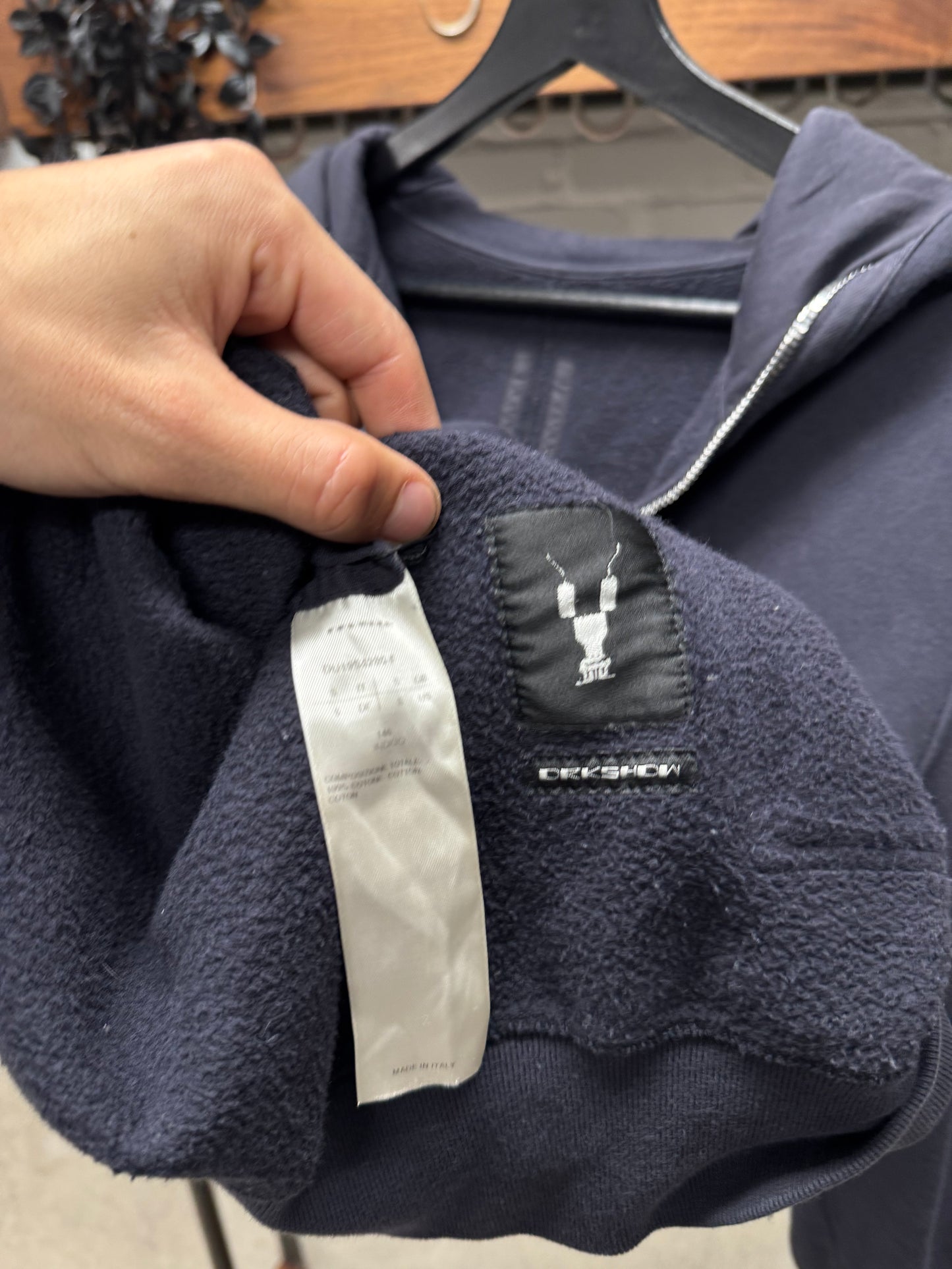 Rick Owens ‘Plum’ Purple ‘Gimp’ Full Zip Up Hoodie