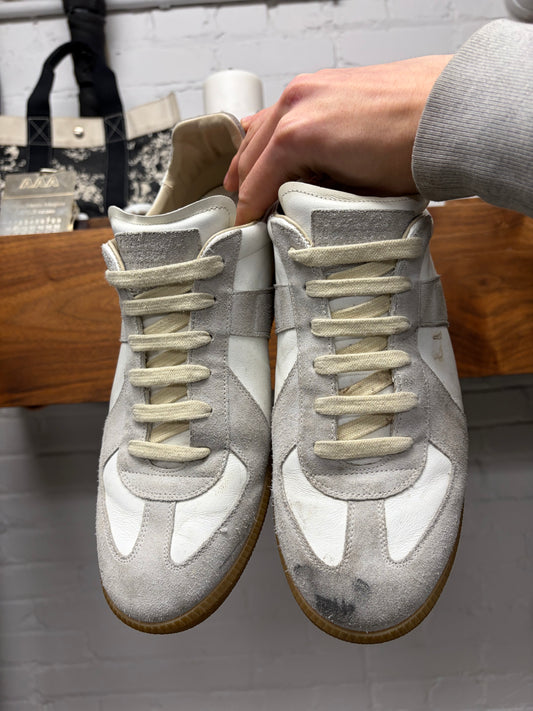 Maison Margiela ‘G.A.T.’ White/Gum Sole Low Top Sneakers