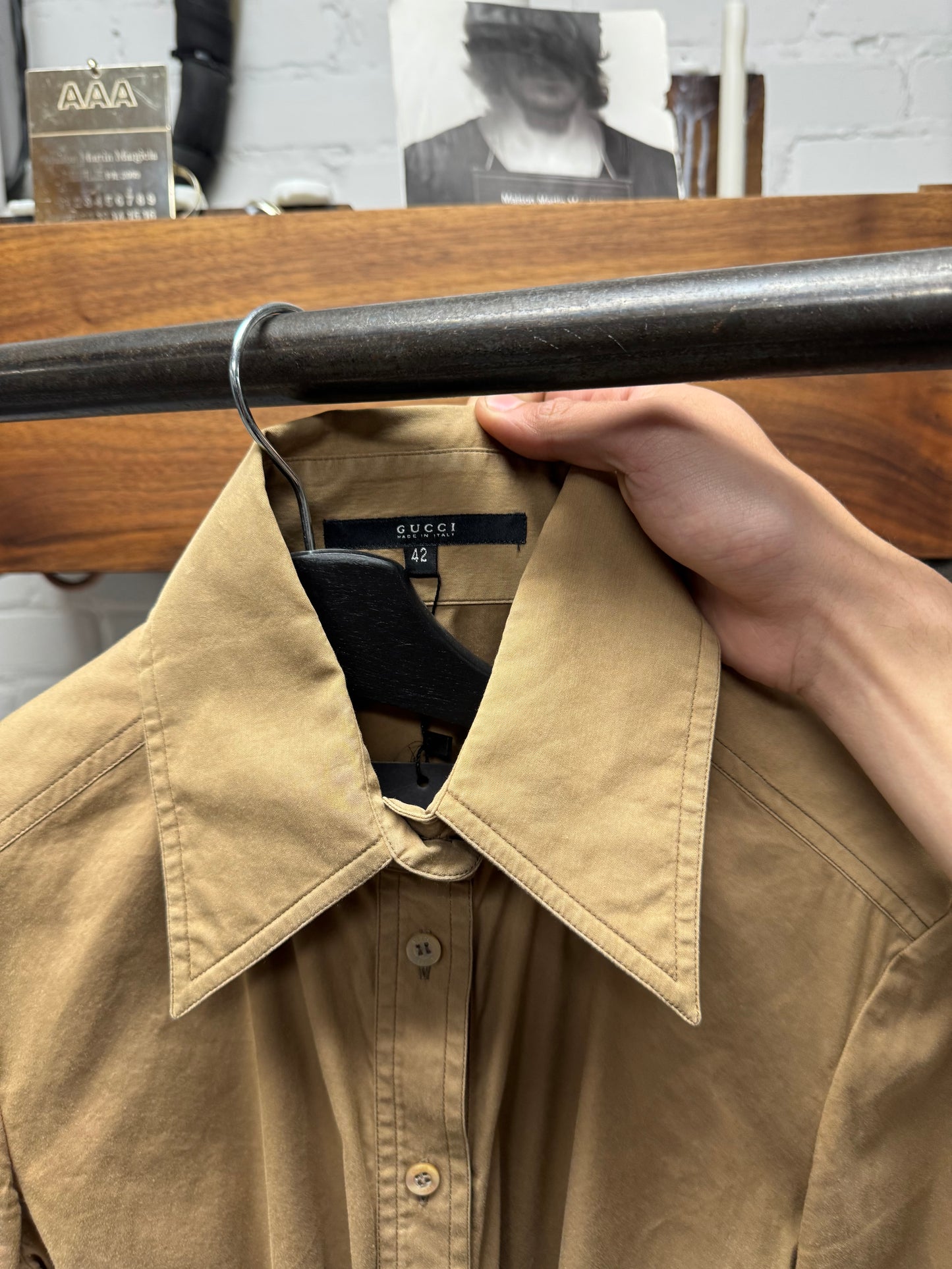 SS2003 Gucci by Tom Ford Western Collared Button Up Shirt