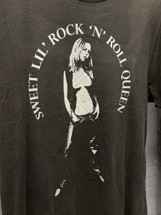 Hysteric Glamour ‘Kick & Bite’ Faded Brown Graphic T-Shirt
