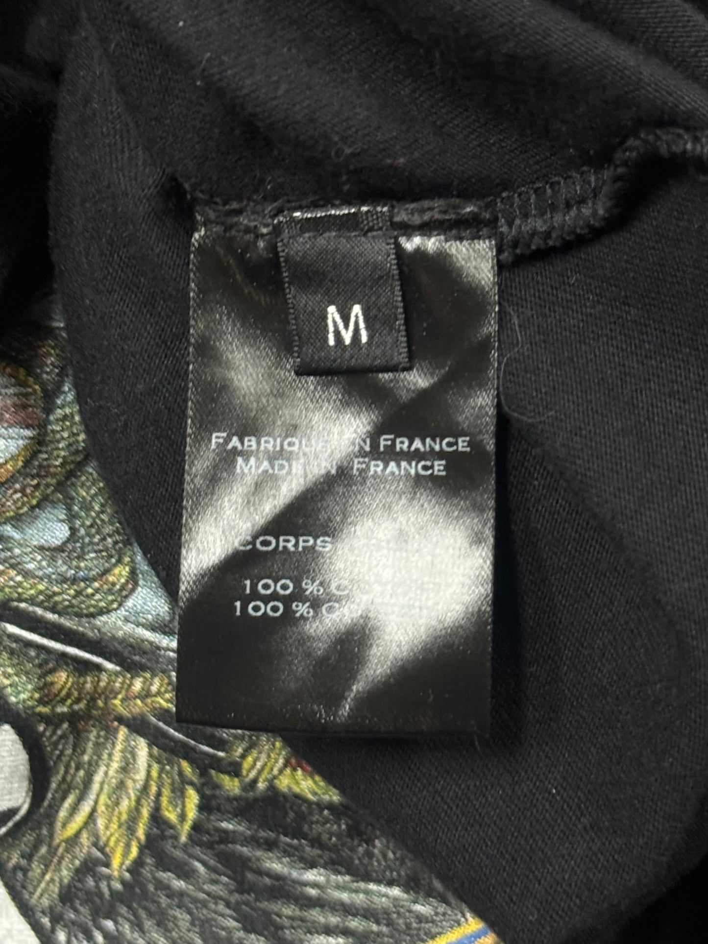 AW2017 Balmain ‘Paris Panthers’ Black Graphic T-Shirt
