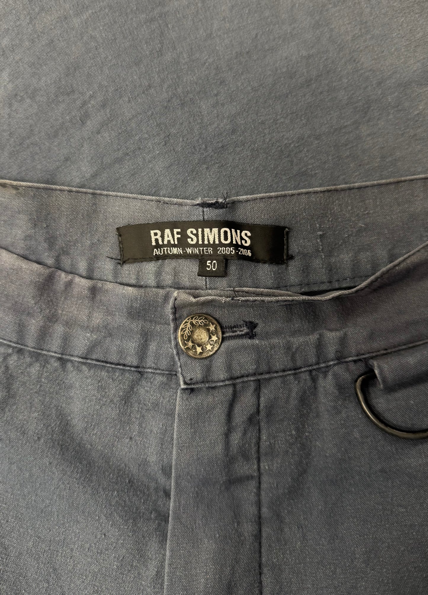 AW2005 Raf Simons ‘History of My World’ MA-1 Cargo Denim