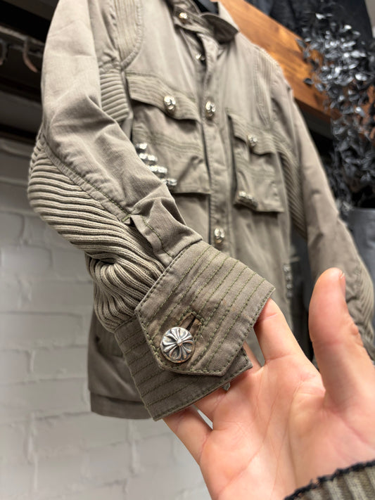 Chrome Hearts ‘Cherry Bomb’ 925 Silver ‘Pyramid Stud’ Custom Order M-65 Field Jacket
