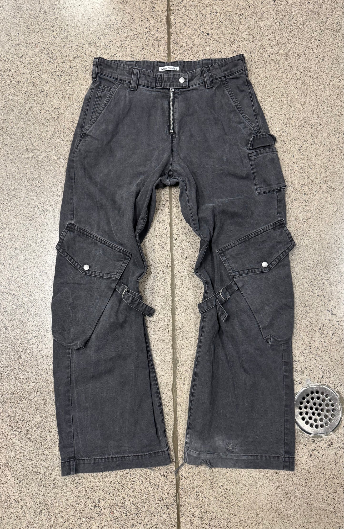 SS2023 Acne Studios ‘3D Pocket’ Flared Leg Cargo Pants