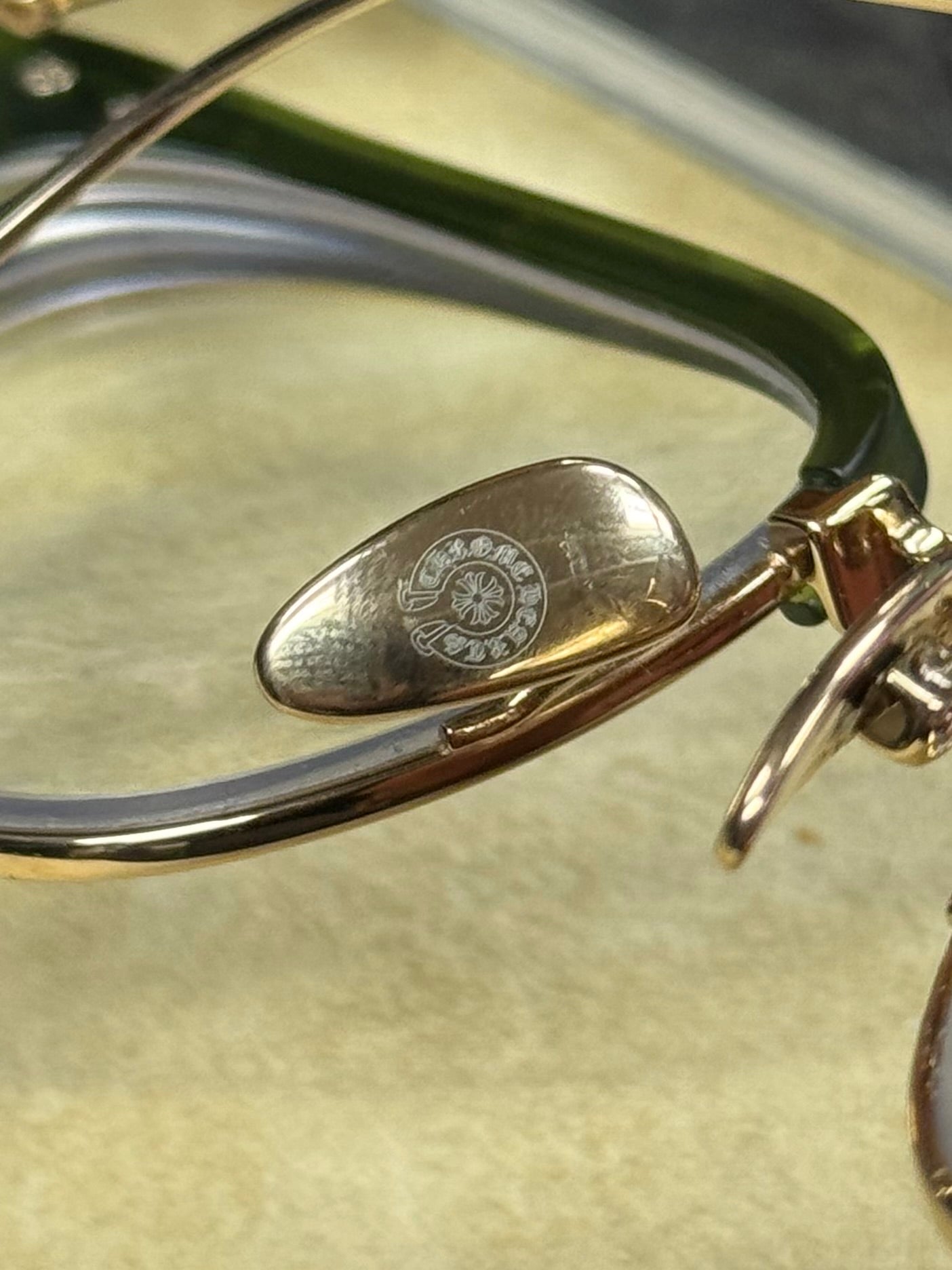 Chrome Hearts 18K Gold ‘Sluntradiction’ Prescription Glasses