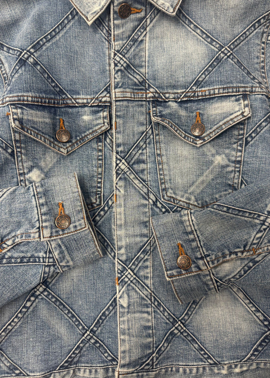 SS2002 Junya Watanabe ‘Diamond’ Quilted Denim Trucker Jacket