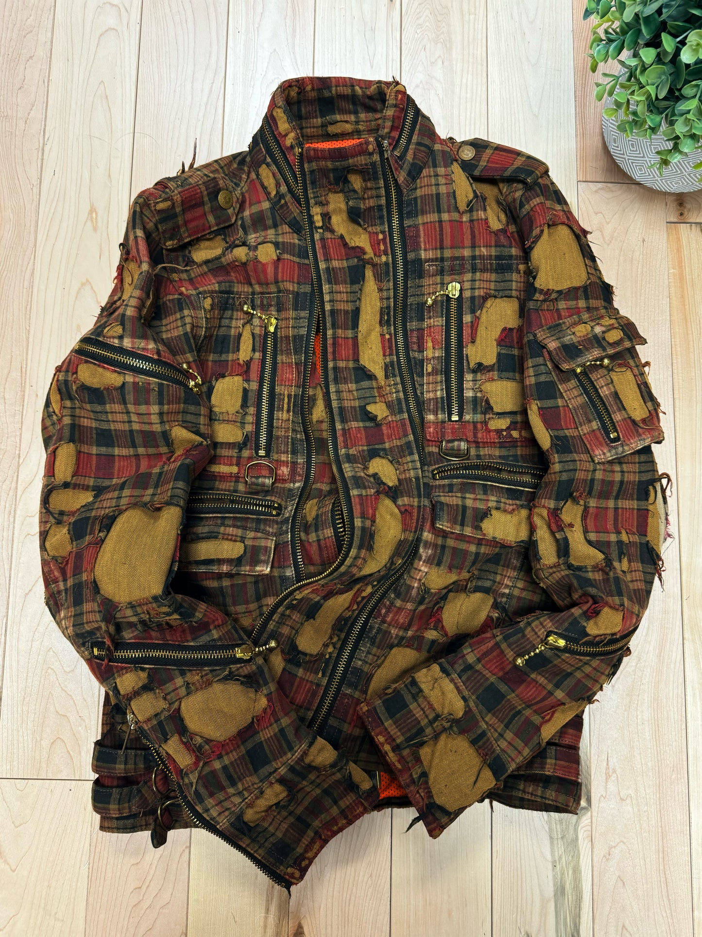 Blackmeans ‘Crust Punk’ Thrash Distressed Scab Jacket
