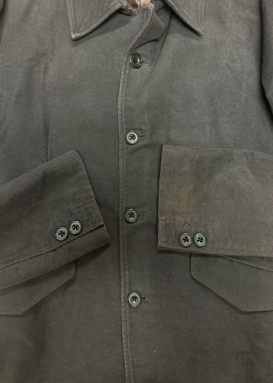 Tornado Mart Brown Wool Overcoat