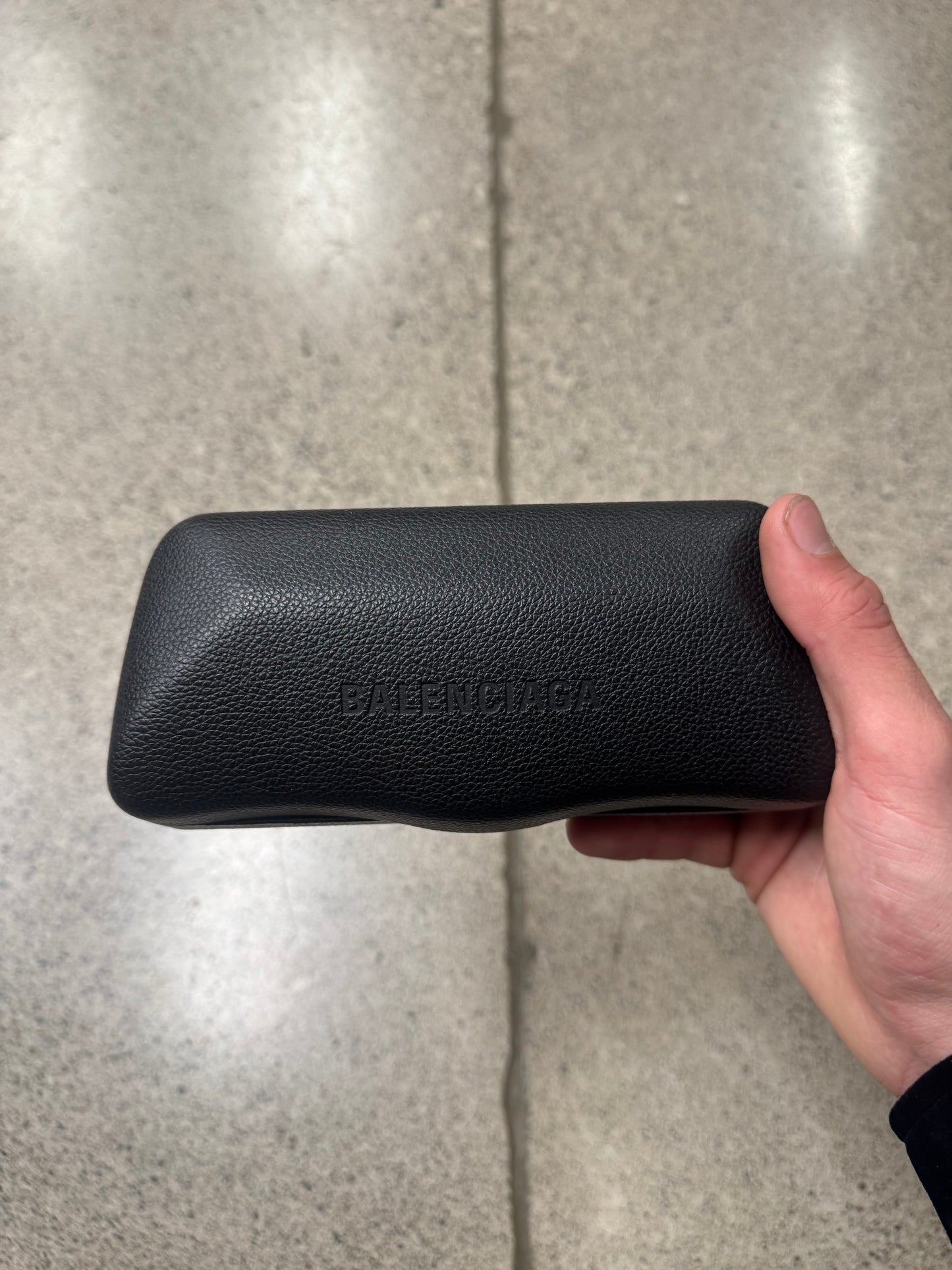 Balenciaga Clear Lens ‘Wrap’ Sunglasses