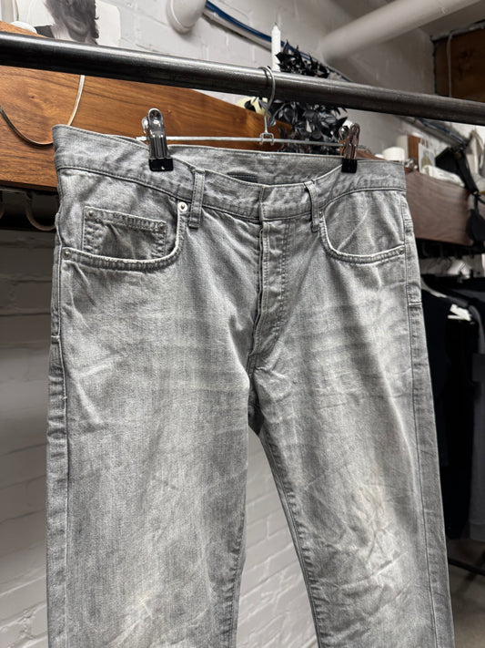 Dior Homme Japan Exclusive ‘Smoke Grey’ Faded Wash Skinny Jeans