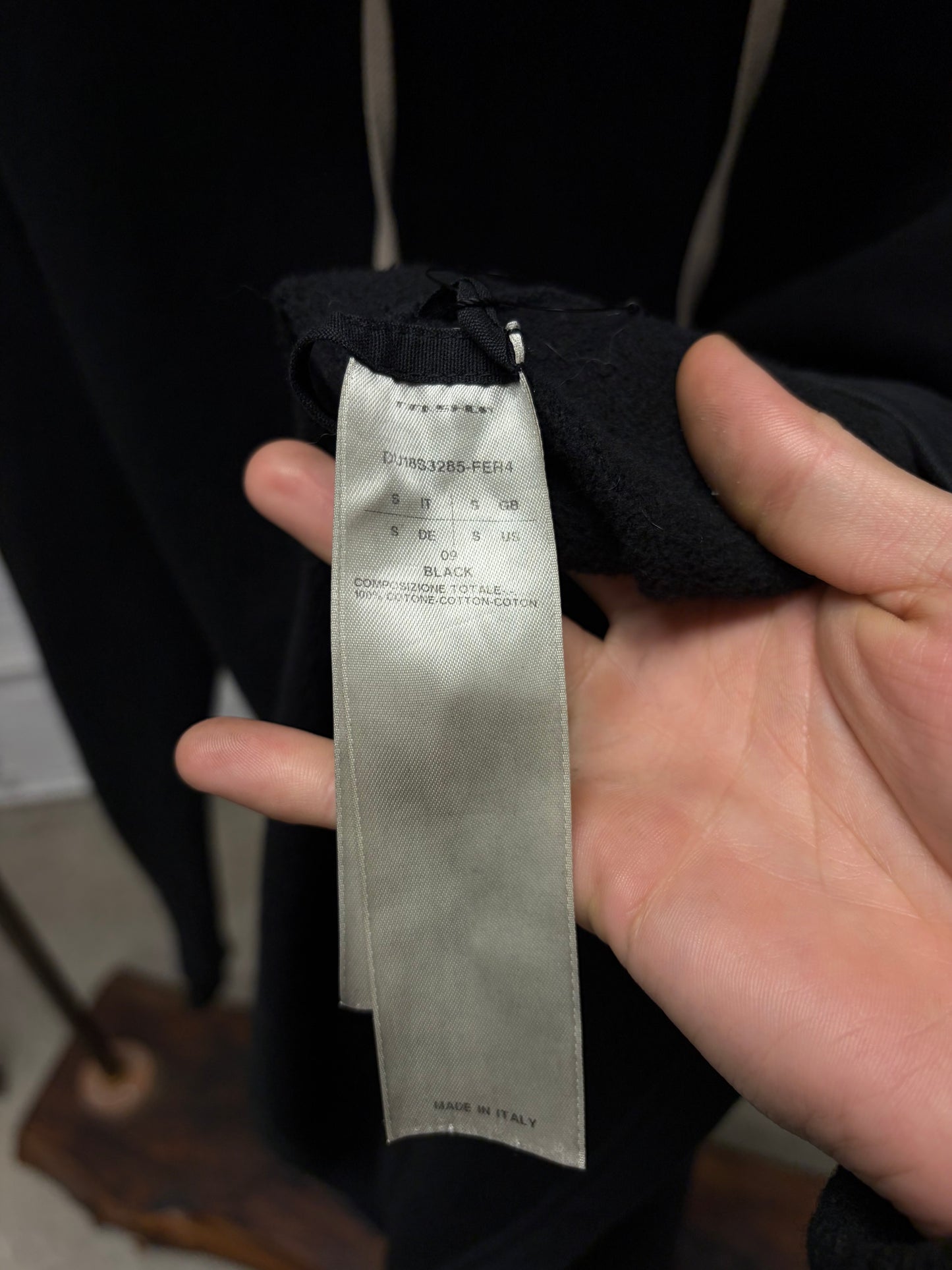 Rick Owens DRKSHDW ‘Demonic Seeds’ Black Jason Hoodie