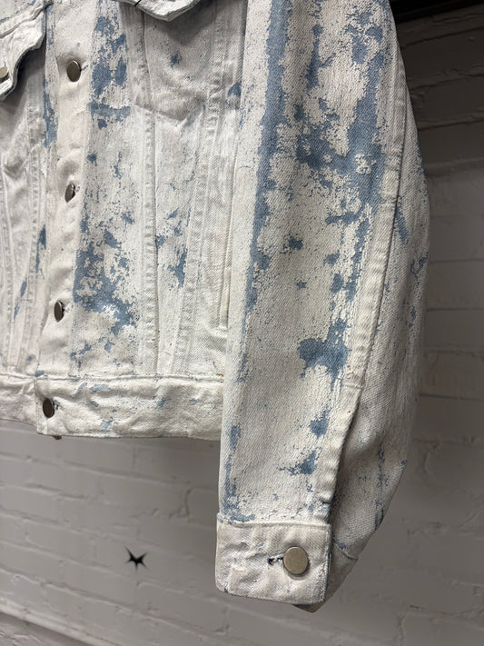AW1999 Maison Martin Margiela Line (0) Artisinal ‘Paint Crack’ Denim Jacket