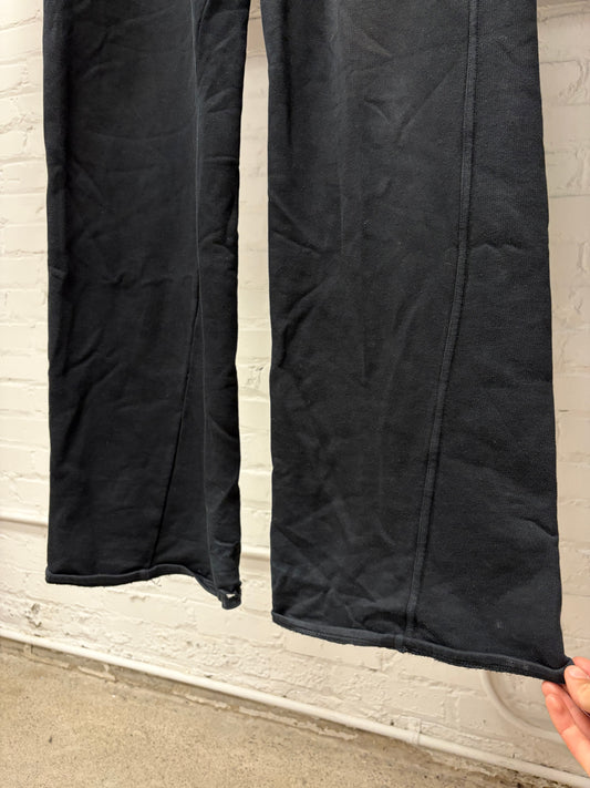Rick Owens DRKSHDW ‘Mastadon’ Black Wide Leg Drawstring Sweatpants