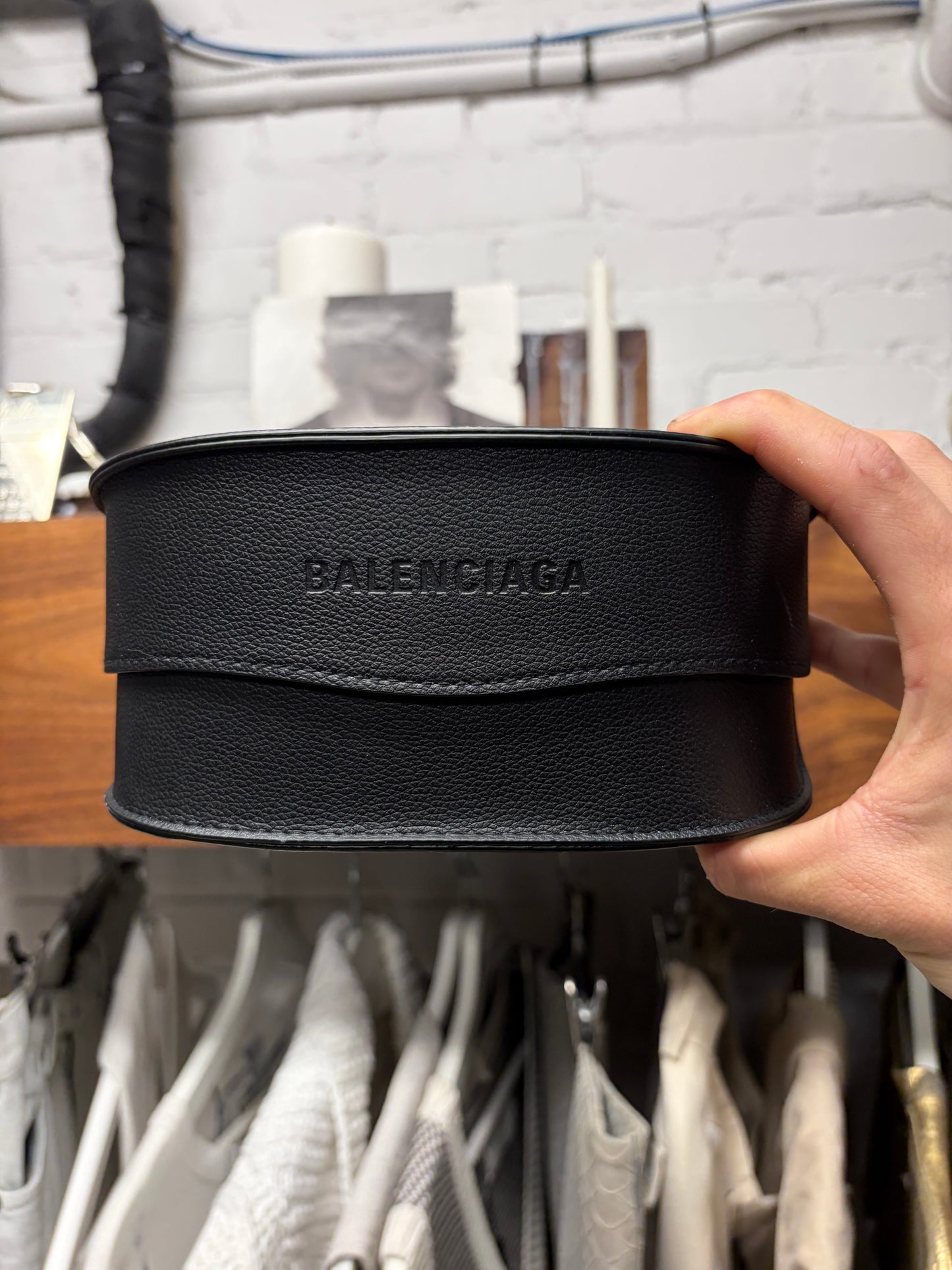 Balenciaga ‘Batwing’ Matte Black Sunglasses