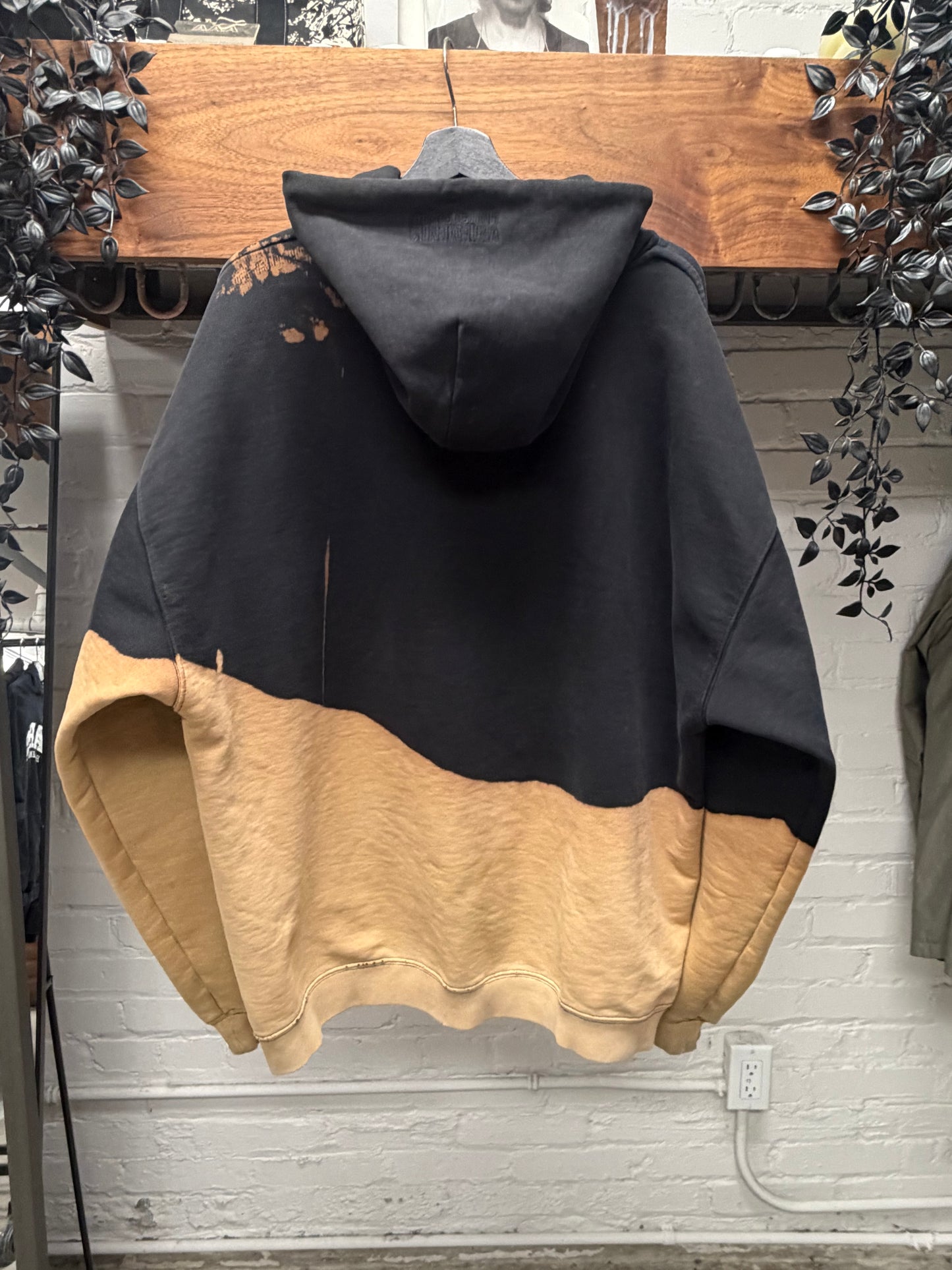 Vetements Limited Edition ‘Bleached’ Dyed Cotton Drawstring Hoodie