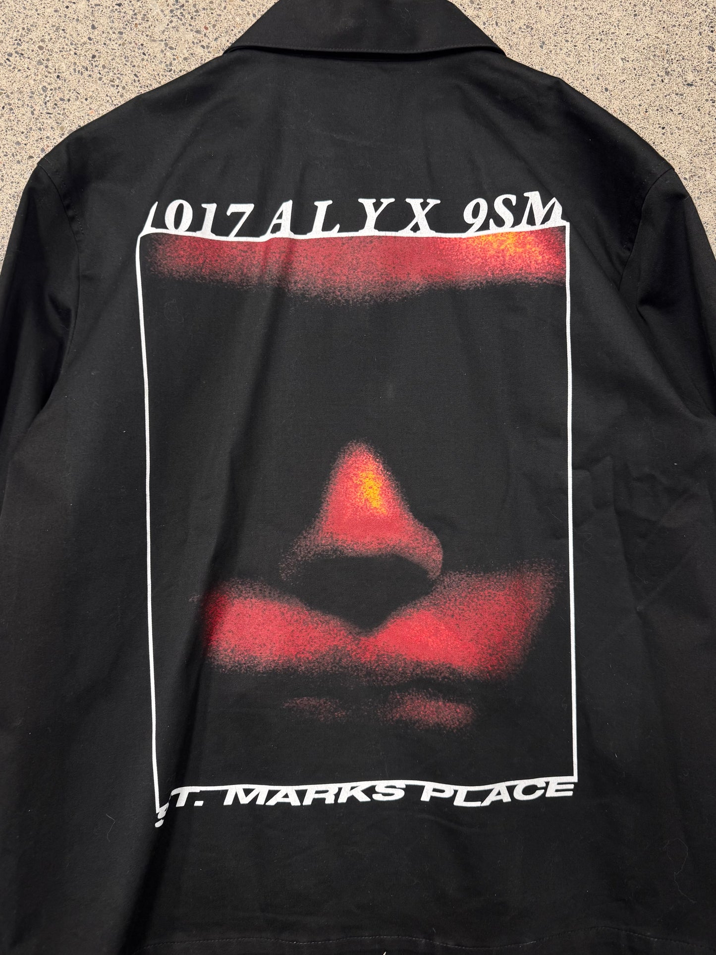 Alyx Studios Black Zip-Up Work Jacket