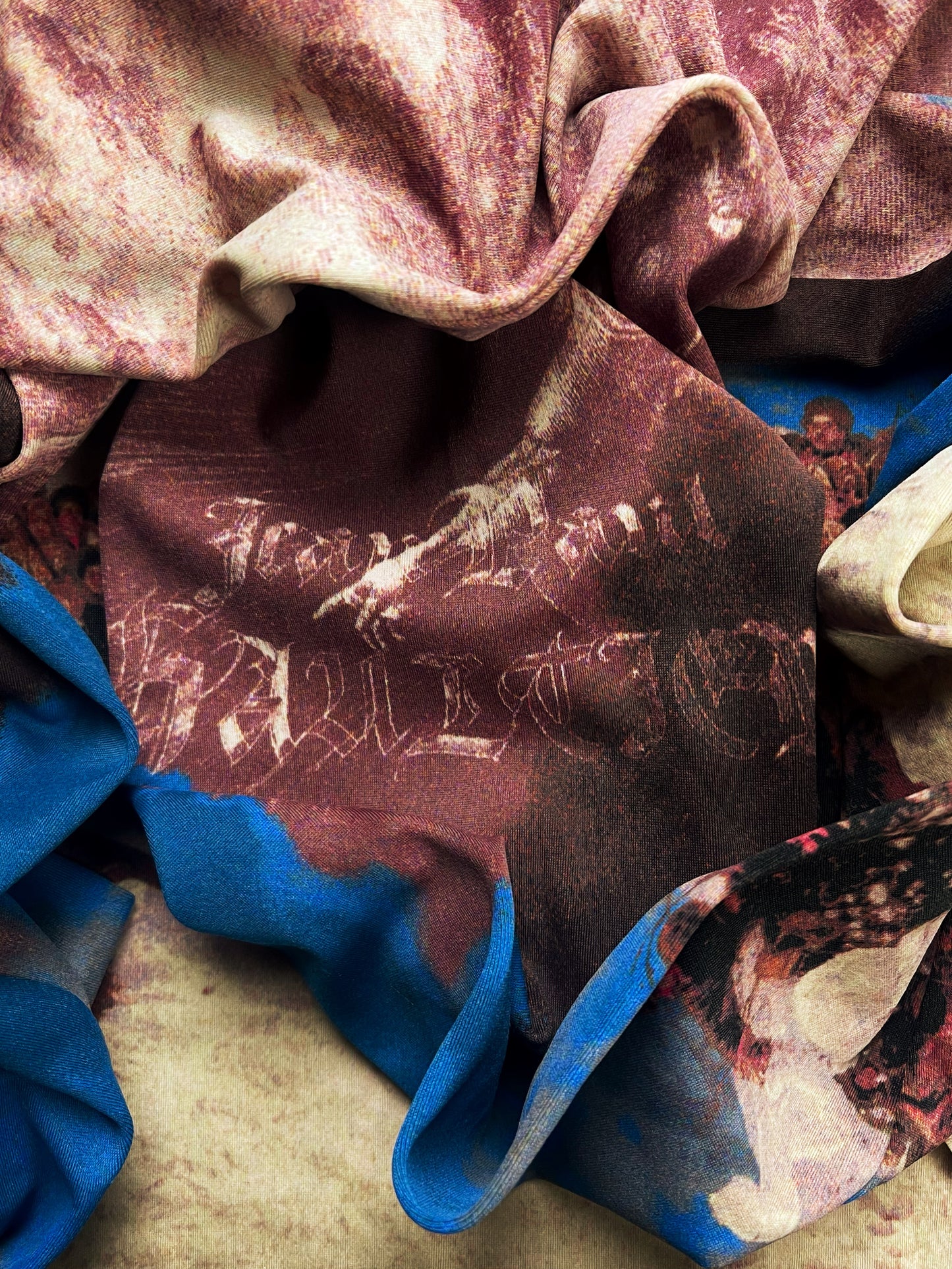 Vintage 90s Jean Paul Gaultier Warfare Mesh Long Sleeve