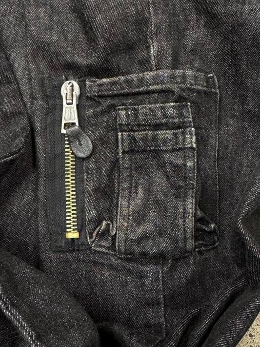 SS2003 Raf Simons ‘Consumed’ MA-1 Cargo Pocket Denim
