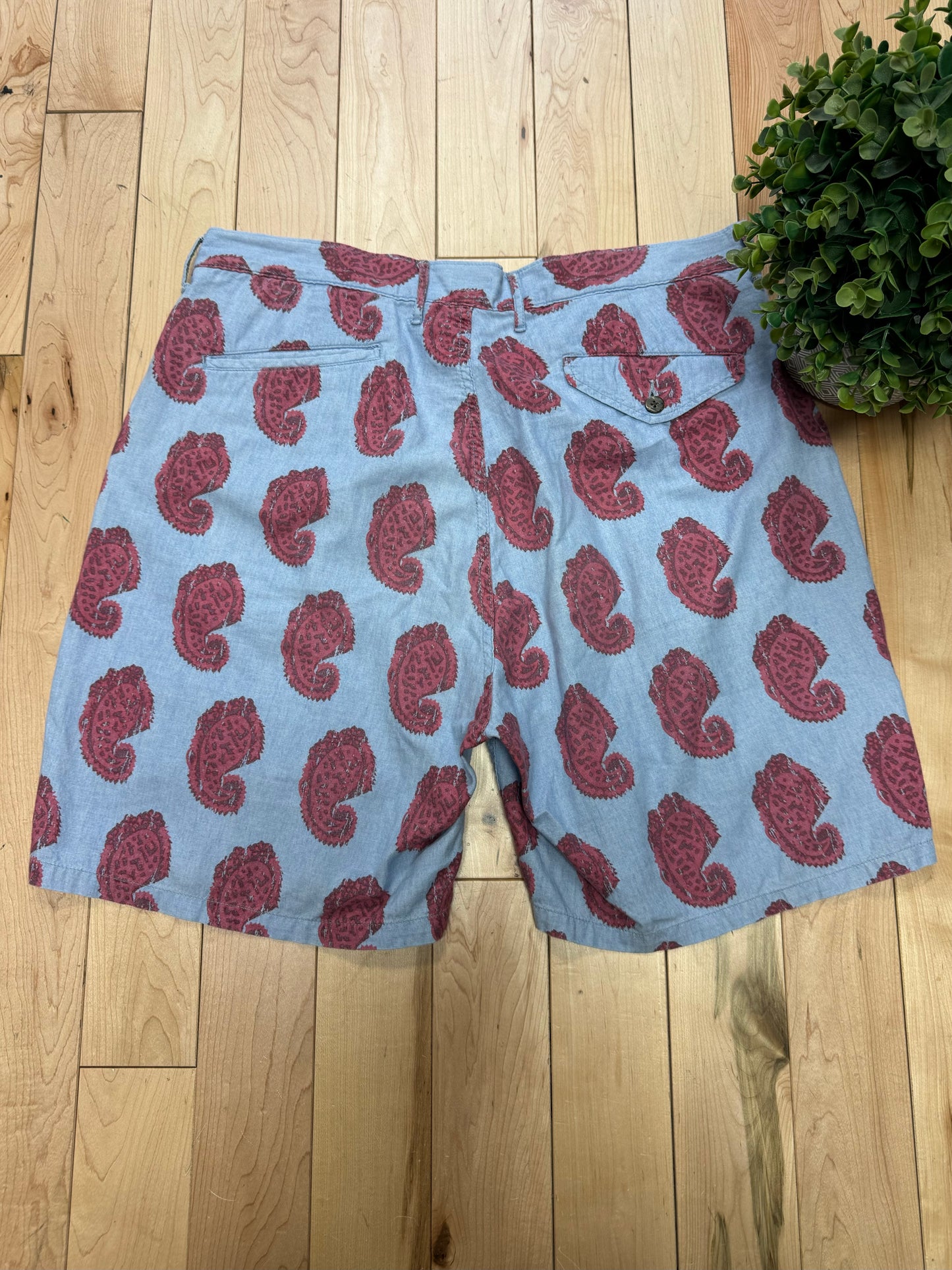 Kapital Paisley Cotton Shorts