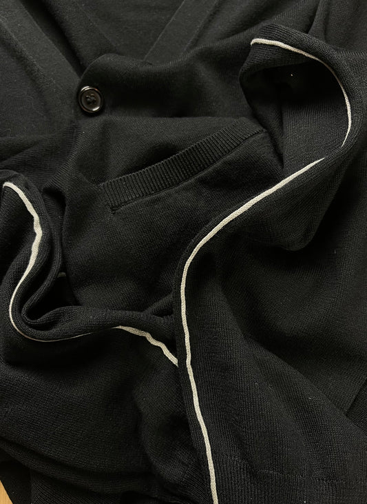 Dirk Bikkembergs Sport Contrast Stitch Cardigan