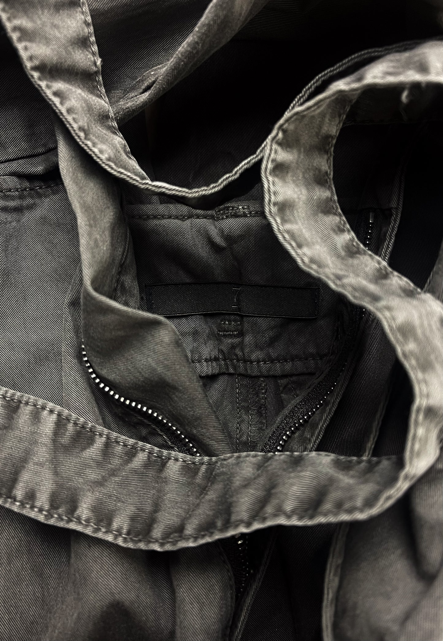 Spring Summer 2008 Julius Washed Grey Gas Mask Cargo Pants