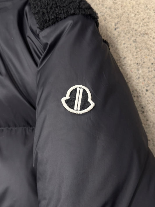AW2024 Rick Owens x Moncler Shearling/Down Fill ‘Cyclopic’ Puffer Jacket