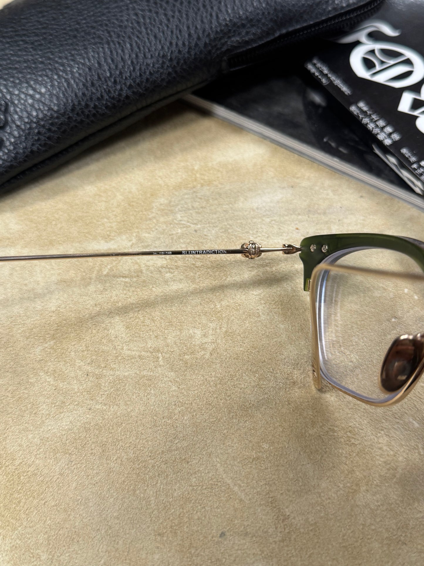 Chrome Hearts 18K Gold ‘Sluntradiction’ Prescription Glasses