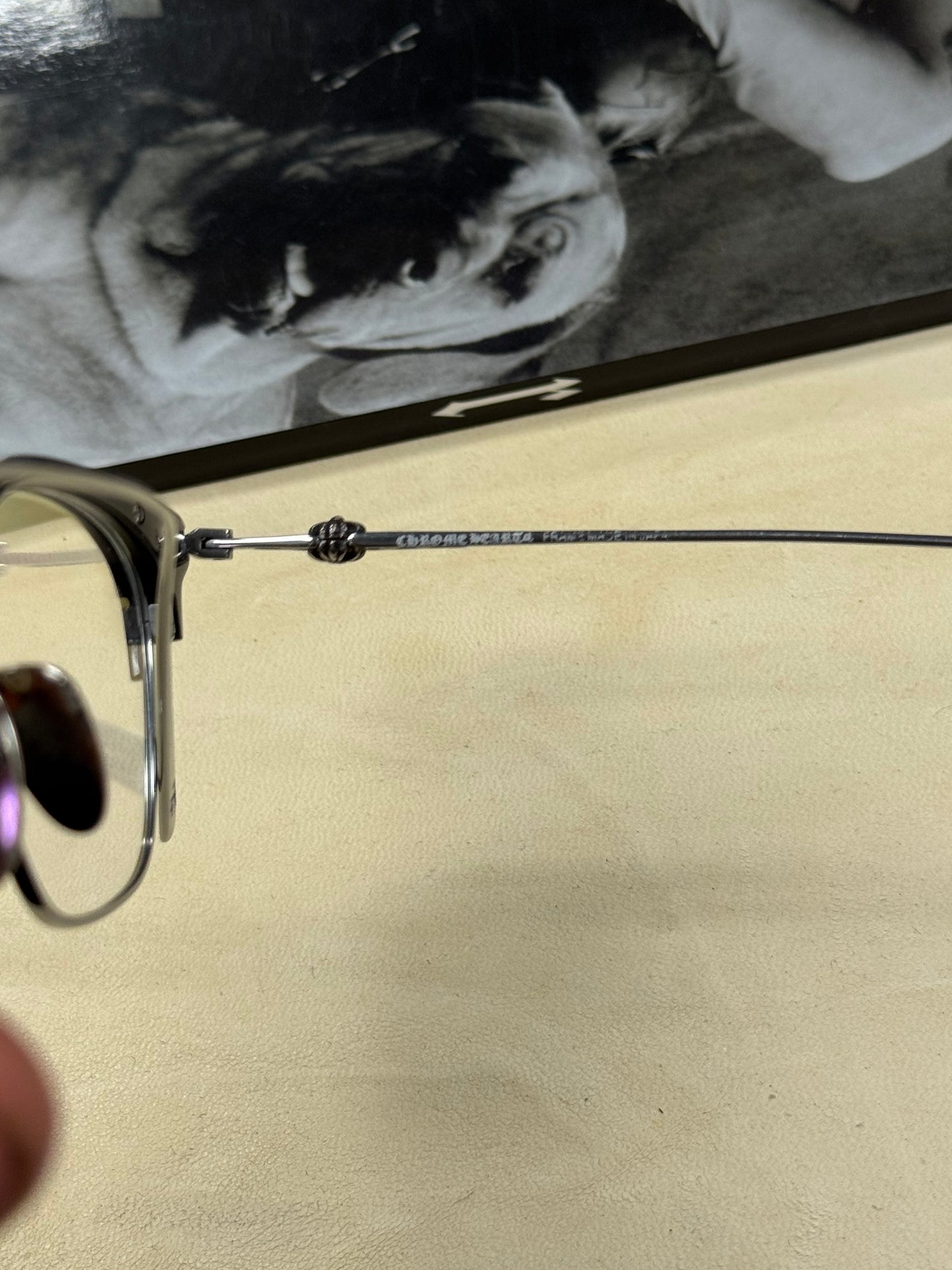 Chrome Hearts ‘Sluntradiction’ Silver Prescription Glasses