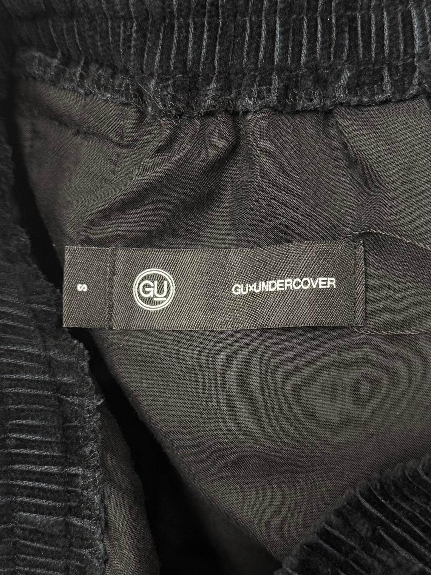 Undercover x GU Black Corduroy Patch Pants