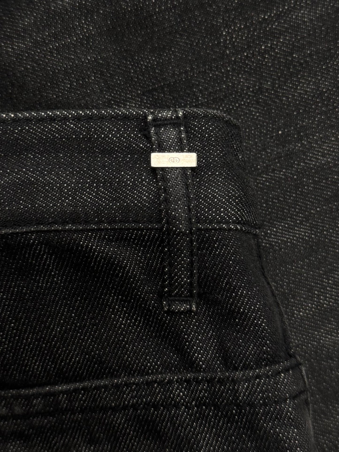 Dior Homme ‘ Raw Black’ Flared Leg Denim