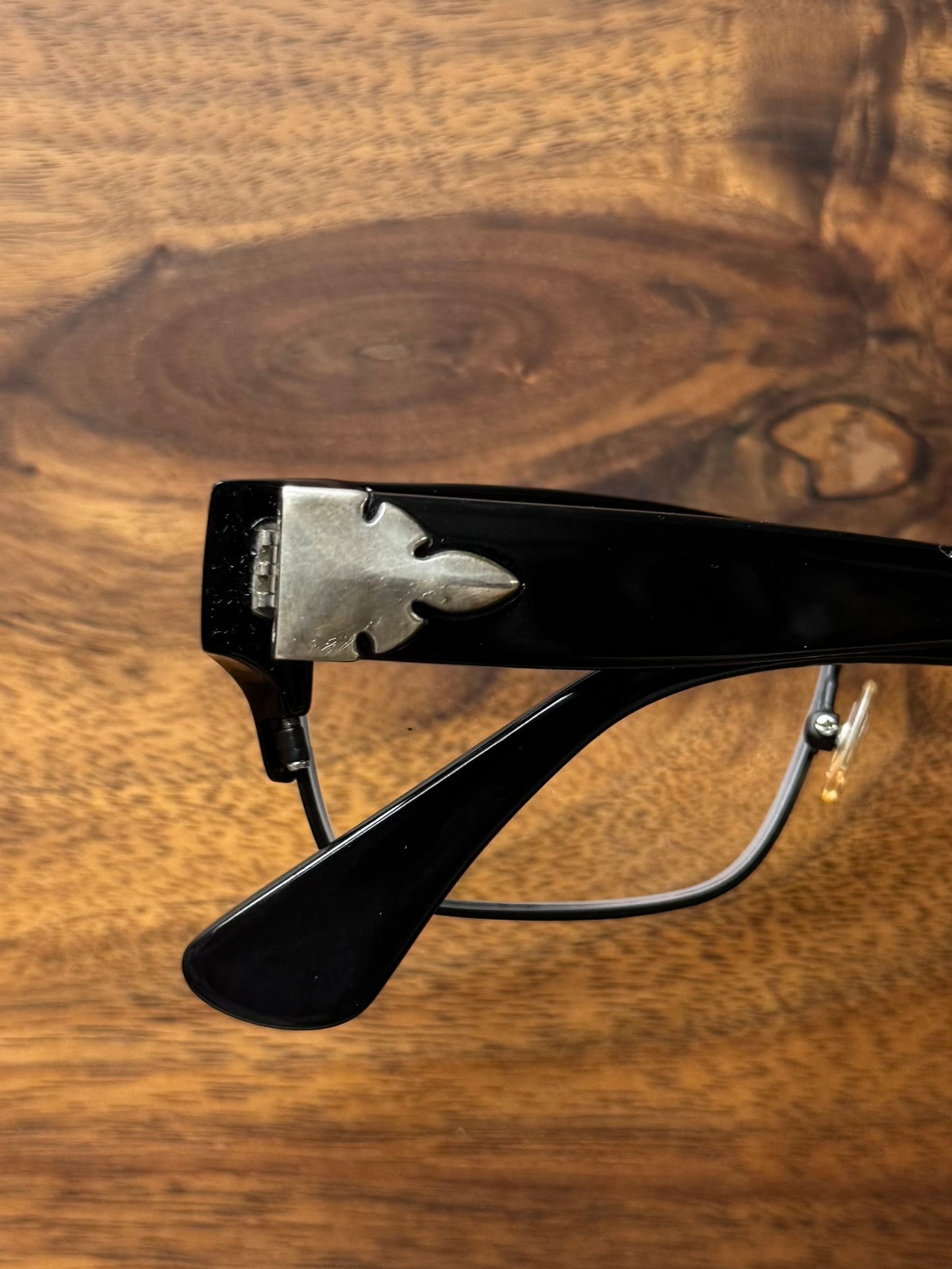 Chrome Hearts Silver Fleur Logo ‘Fupa’ Prescription Glasses